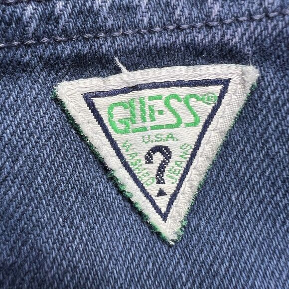 Vintage Guess Jeans Georges Marciano Men’s 33x32 (Actual 30x30) Blue USA Made - Picture 6 of 12